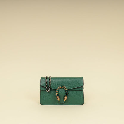 Gucci Green Crystal Dionysus Mini Bag