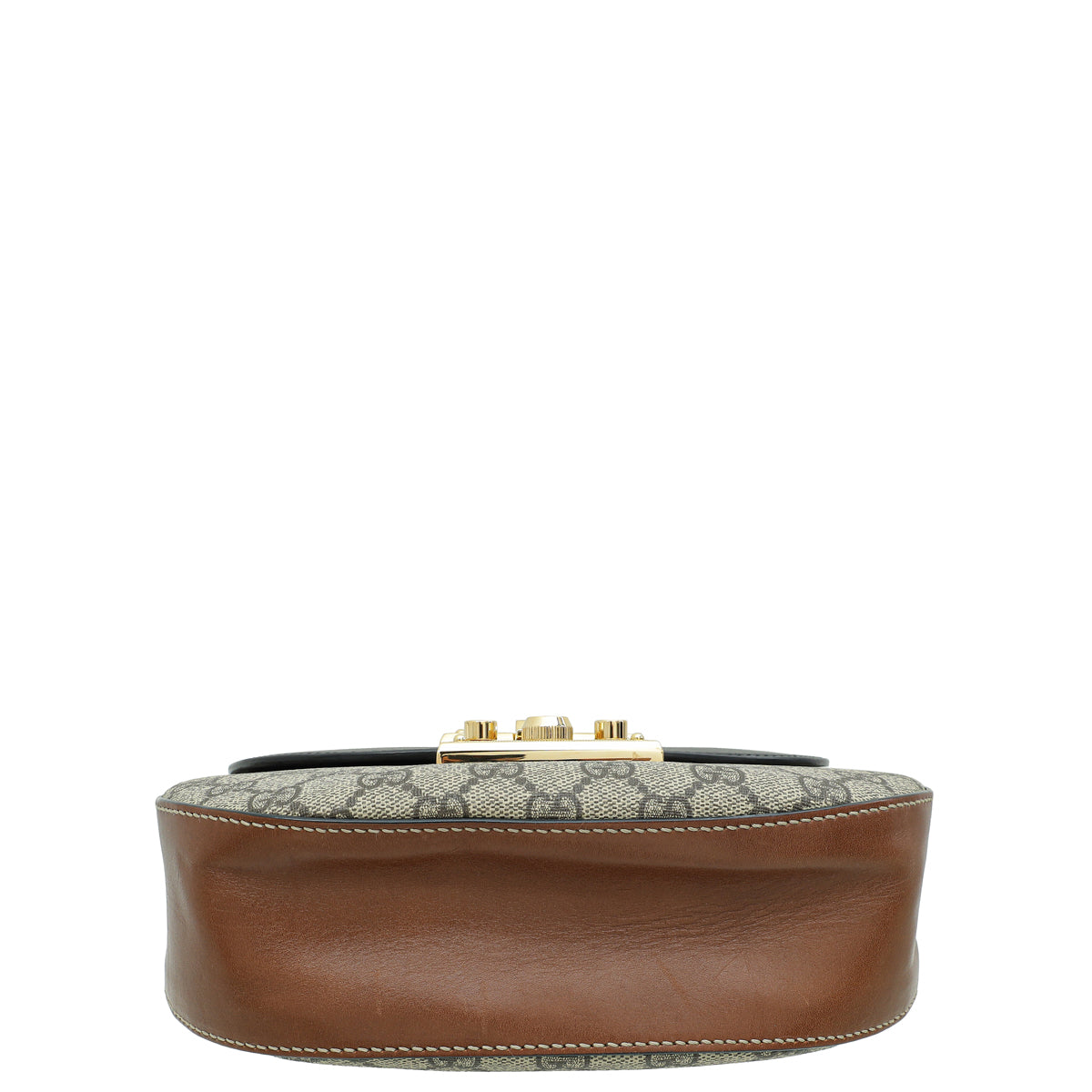 Gucci Multicolor GG Supreme Web Padlock Messenger Medium Bag