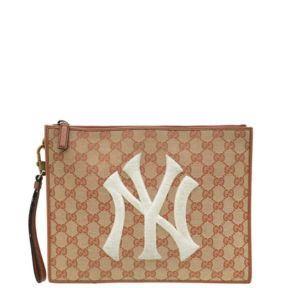 Gucci Bicolor GG NY Yankees Men's Pouch