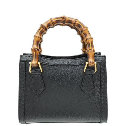 Gucci Black Mini Diana Tote Bag