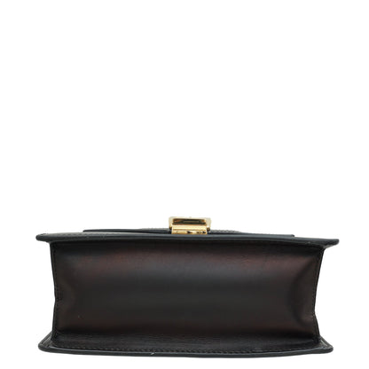 Gucci Black Sylvie Mini Top Handle Bag