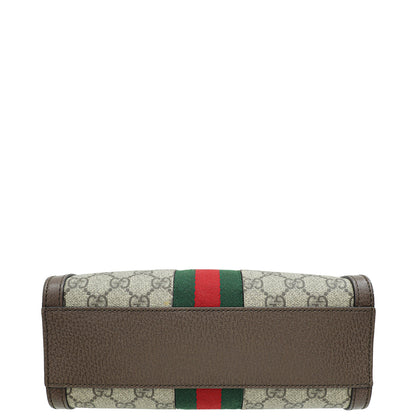 Gucci Ebony GG Supreme Ophidia Small Tote Bag