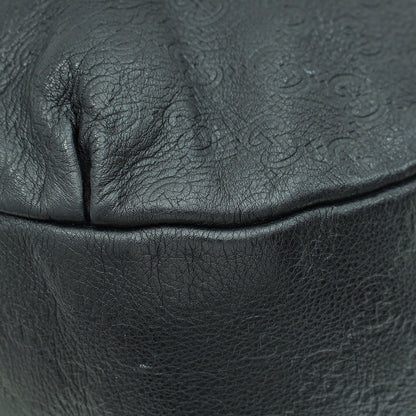 Gucci Black Guccissima New Web Large Hobo Bag