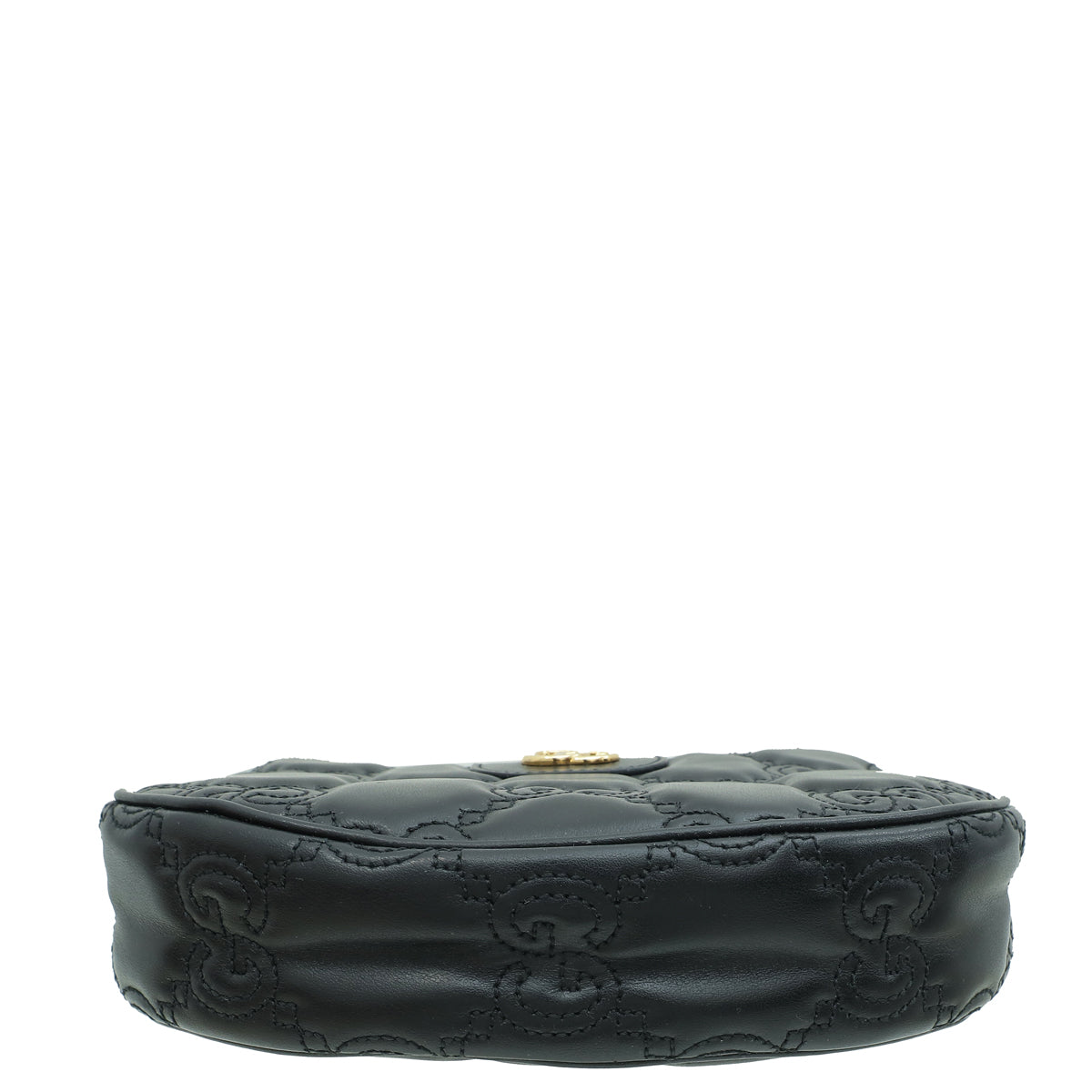 Gucci Black GG Matelasse Mini Hobo Bag