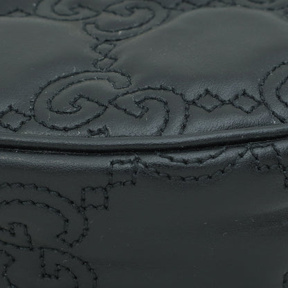 Gucci Black GG Matelasse Mini Hobo Bag