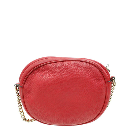 Gucci Red Soho Tassel Chain Mini Bag