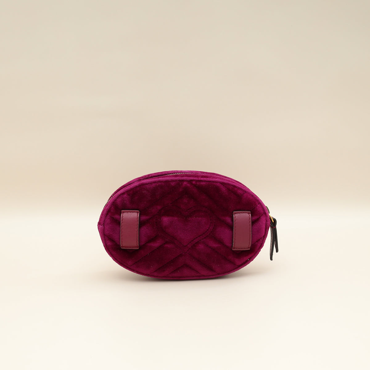Gucci Violet GG Marmont Velvet Mini Belt Bag