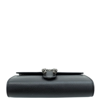 Gucci Black Crystal Dionysus Mini Chain Shoulder Bag