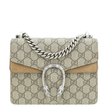 Gucci Bicolor GG Supreme Dionysus Small Shoulder Bag