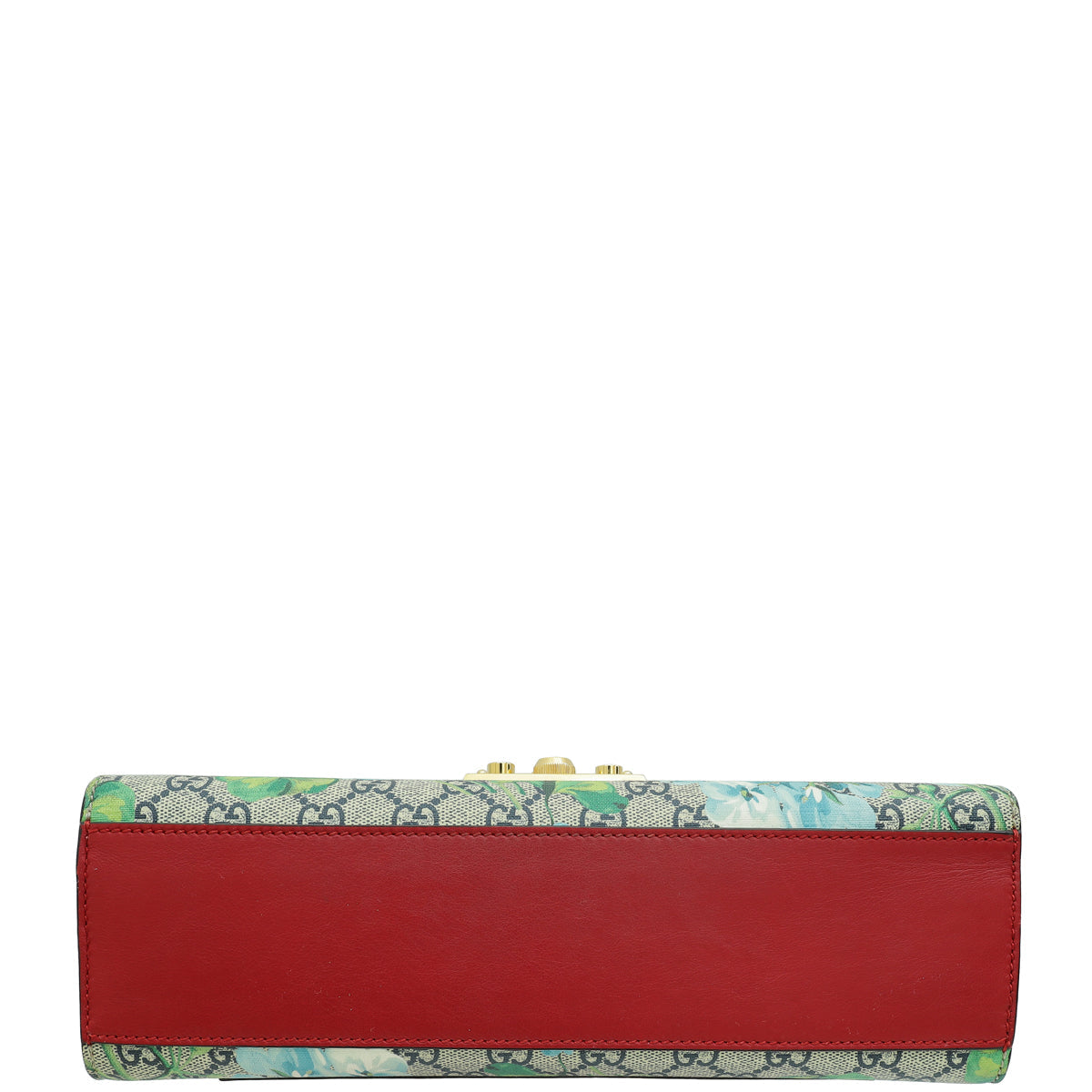 Gucci Bicolor GG Blooms Padlock Flap Mediuum Shoulder Bag