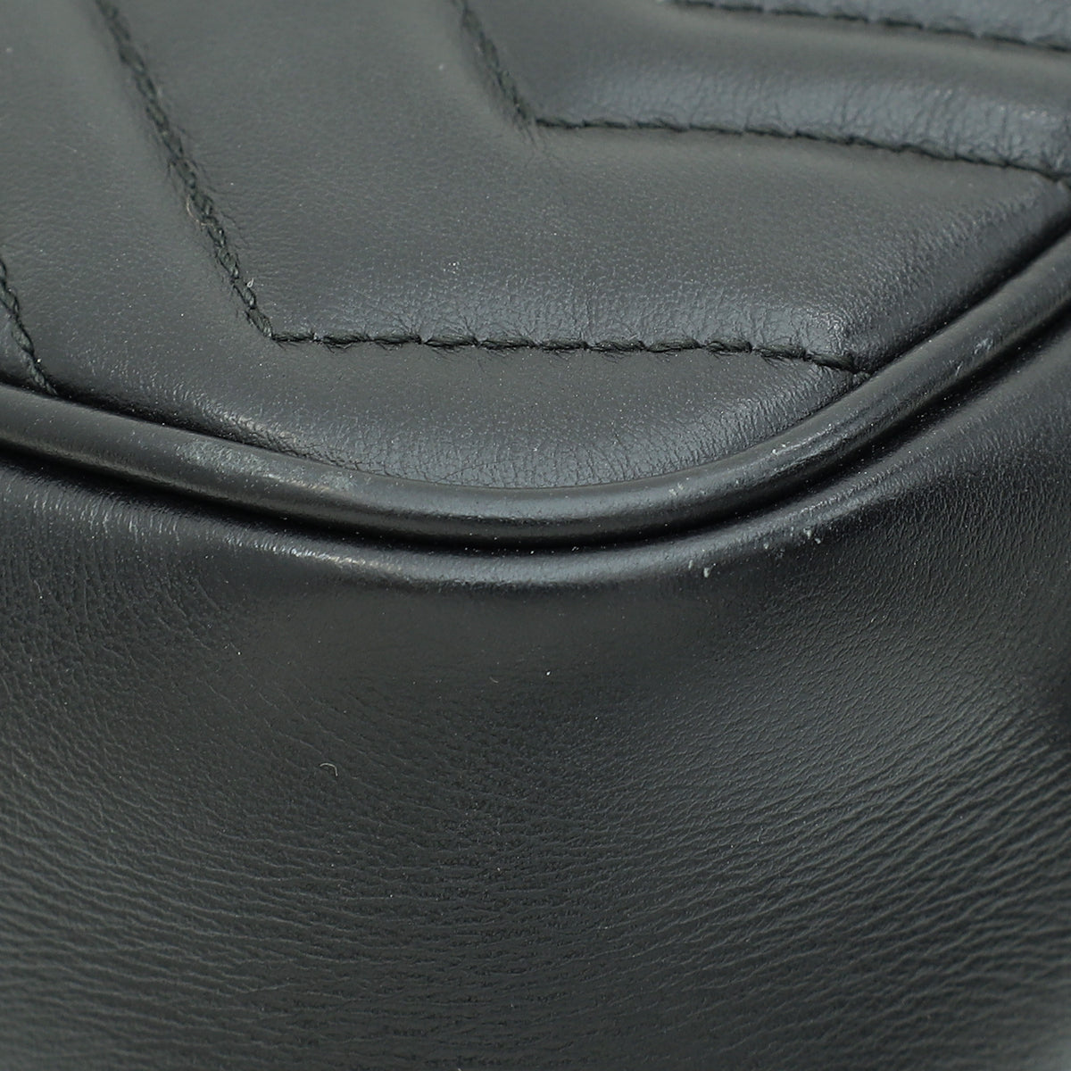 Gucci Black GG Marmont Mini Camera Bag