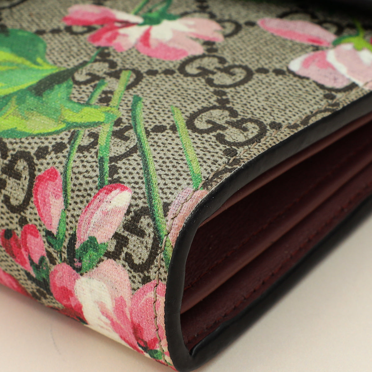 Gucci Ebony Multicolor GG Supreme Blooms Mini Dionysus Chain Bag