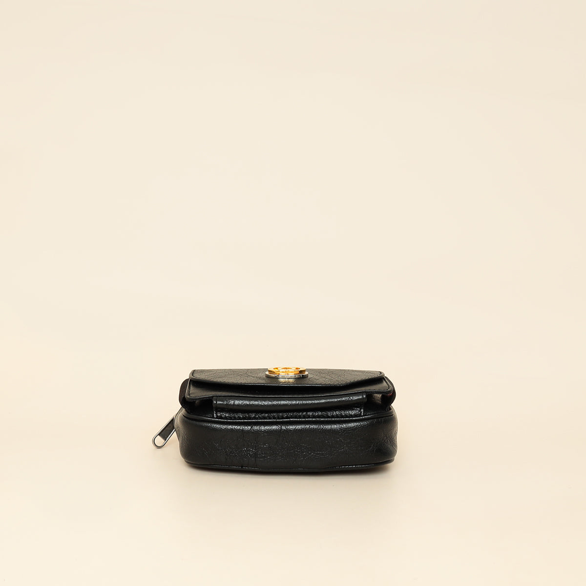 Gucci Black Cracked Morpheus Belt Bag