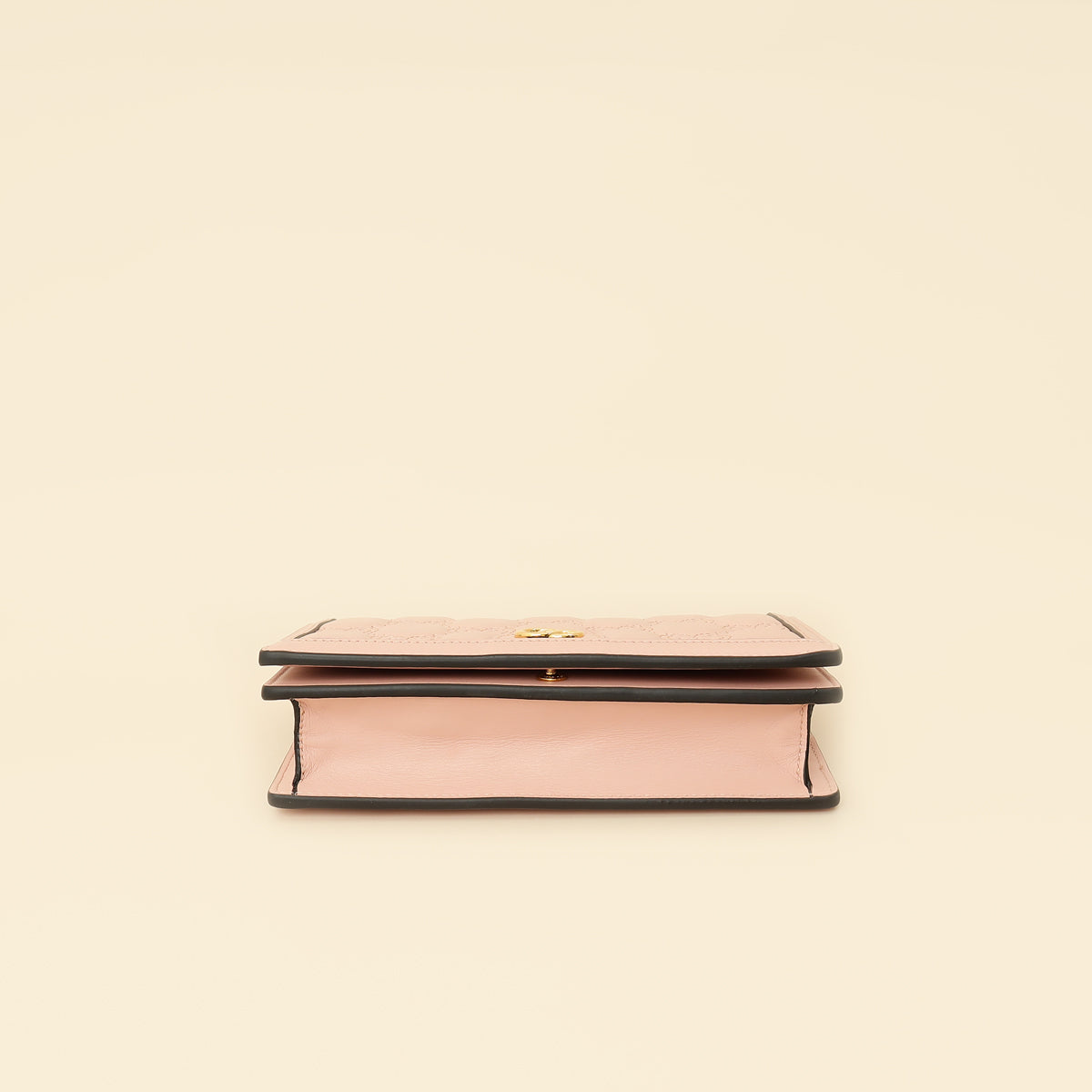 Gucci Light Pink GG Matelasse Wallet on Chain
