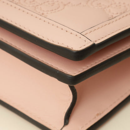 Gucci Light Pink GG Matelasse Wallet on Chain