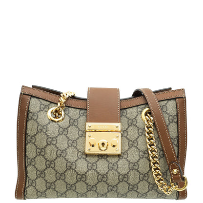 Gucci GG Supreme Padlock Tote Small Bag