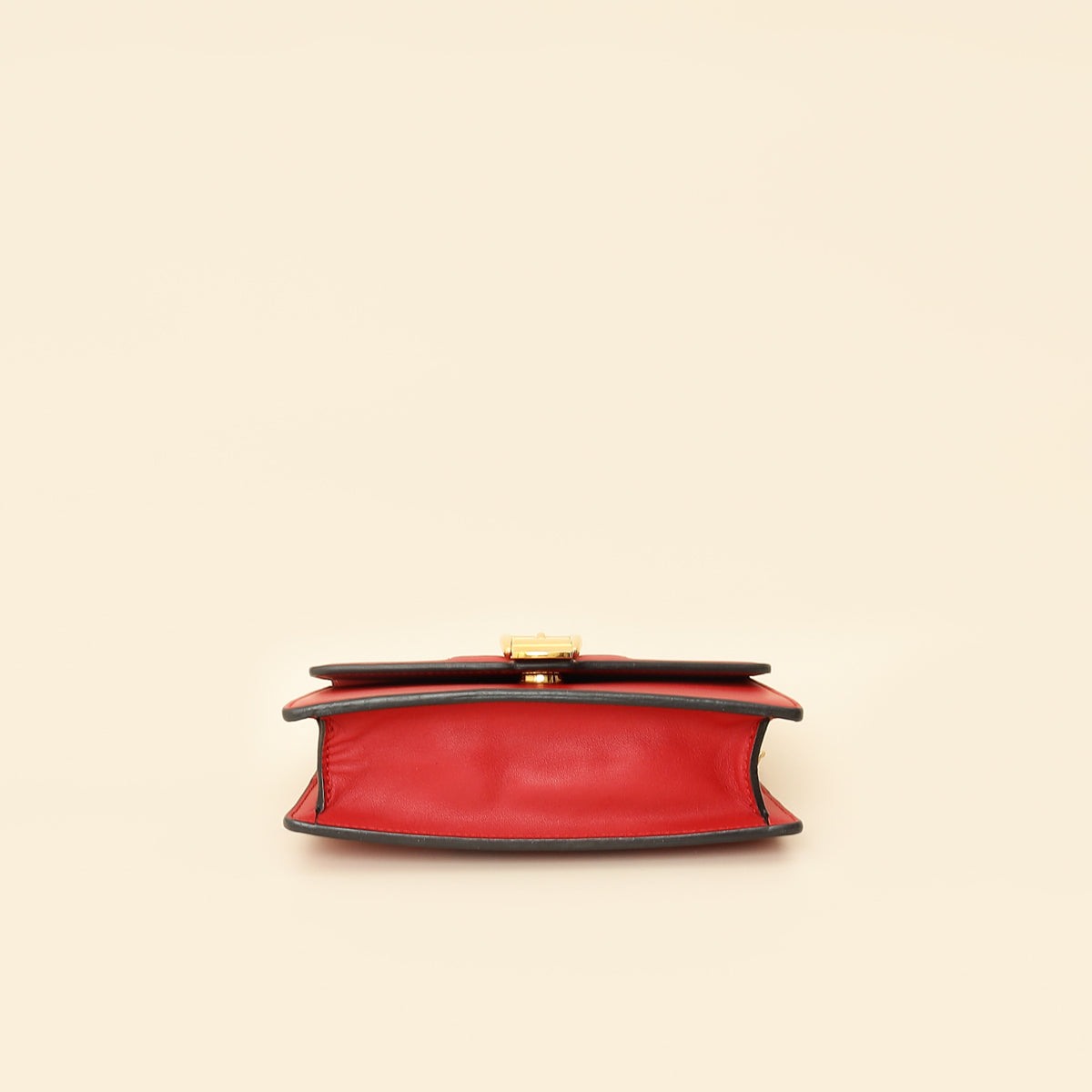 Gucci Red Super Mini Sylvie Chain Bag