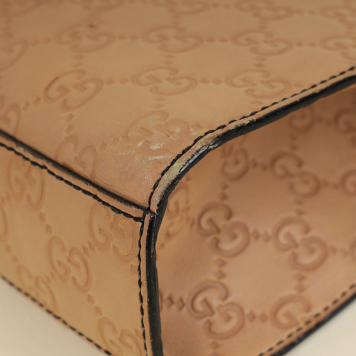 Gucci Beige Guccissima Emily Small Shoulder Bag