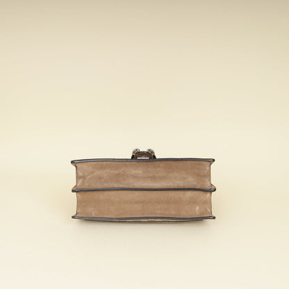 Gucci Bicolor GG Supreme Dionysus Medium Flap Bag