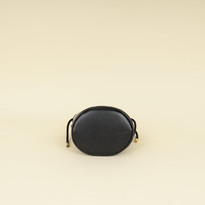 Gucci Black GG Marmont Small Bucket Bag