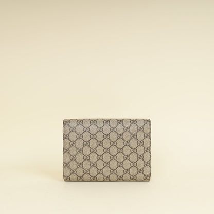 Gucci Ebony GG Supreme Dionysus Wallet on Chain