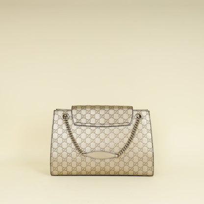 Gucci Champagne GG Guccissima Large Emily Bag