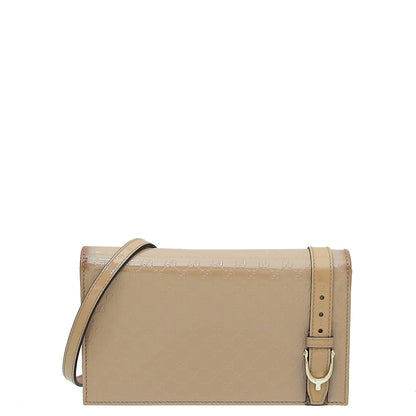 Gucci Nude GG Microguccissima Mini Nice Wallet On Strap