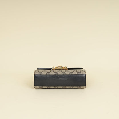Gucci Tricolor GG Supreme Padlock Small Bag