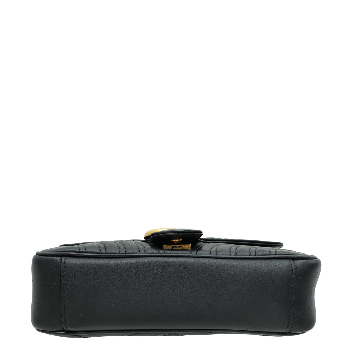 Gucci Black GG Marmont Matelasse Small Shoulder Bag