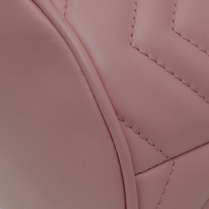 Gucci Pink GG Marmont Bucket Mini Bag