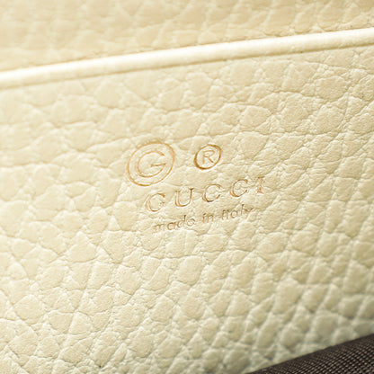 Gucci Ivory Interlocking G Chain Wallet