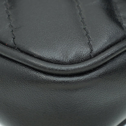 Gucci Black GG Marmont Chain Pouch