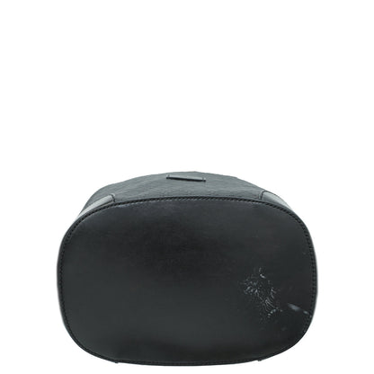 Gucci Black Bright Diamante Medium Bucket Bag