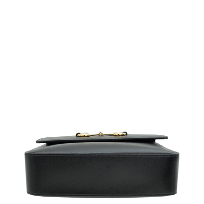 Gucci Black Horsebit 1955 Small Shoulder Bag