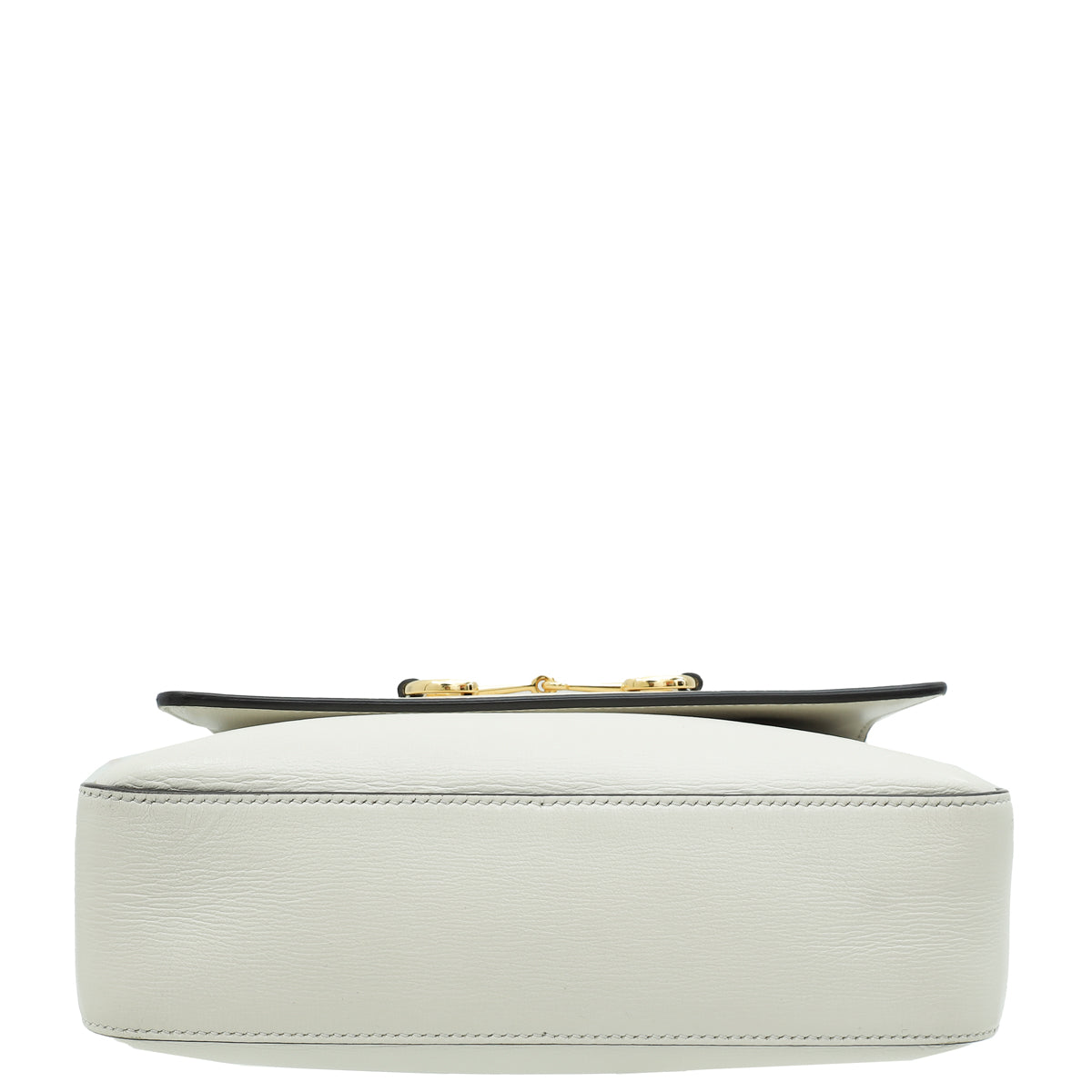 Gucci White Horsebit 1955 Small Shoulder Bag