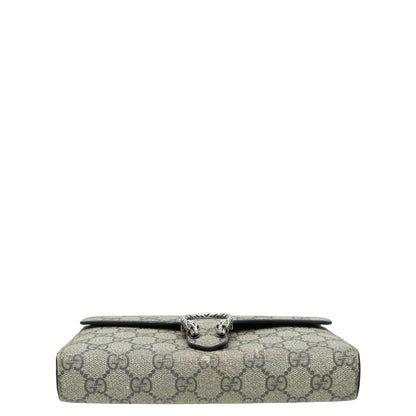 Gucci Bicolor Dionysus GG Supreme Mini Chain Wallet