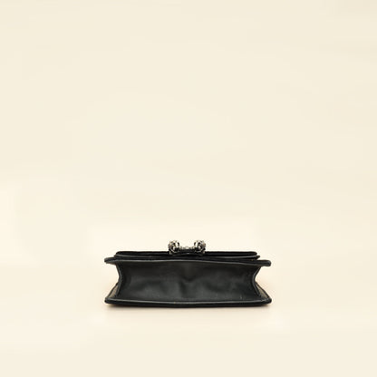 Gucci Black Dionysus Velvet Super Mini Bag