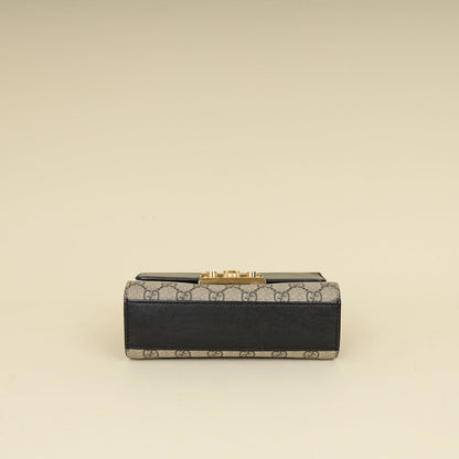 Gucci Tricolor GG Supreme Padlock Small Bag