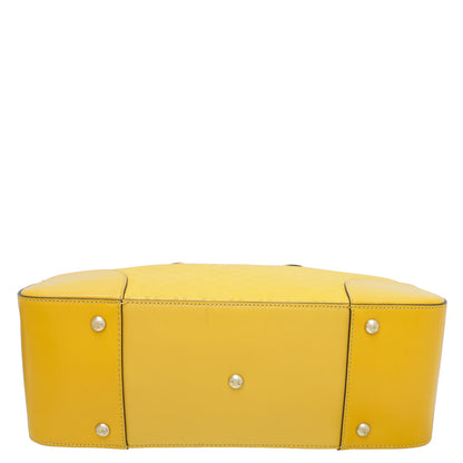 Gucci Yellow Bright Diamante Top Handle Bag