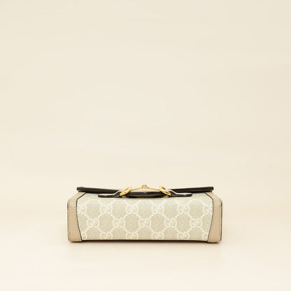 Gucci Bicolor GG Supreme Horsebit 1955 Mini Bag