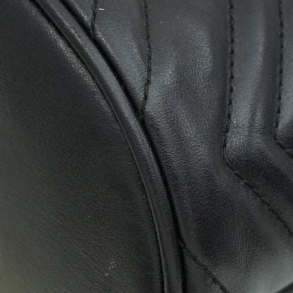 Gucci Black GG Marmont Mini Bucket Bag