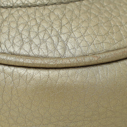 Gucci Metallic Champagne Soho Tassel Mini Chain Bag