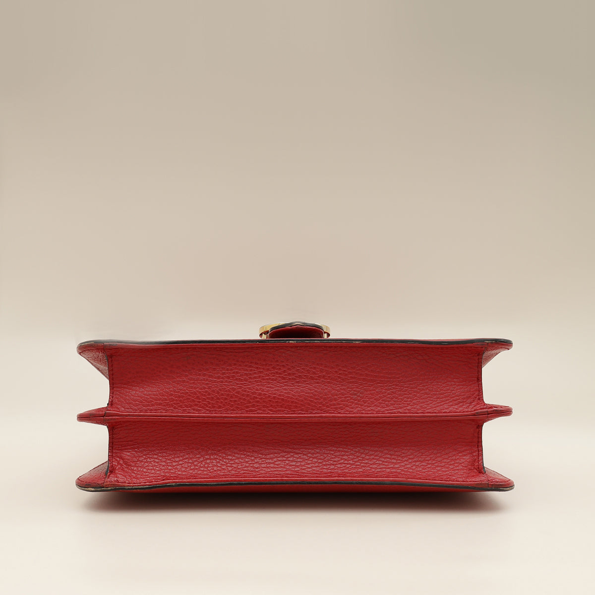 Gucci Red Interlocking G Flap Medium Shoulder Bag