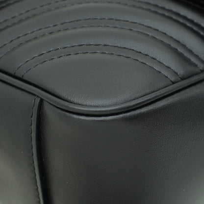 Gucci Black GG Marmont Small Shoulder Bag