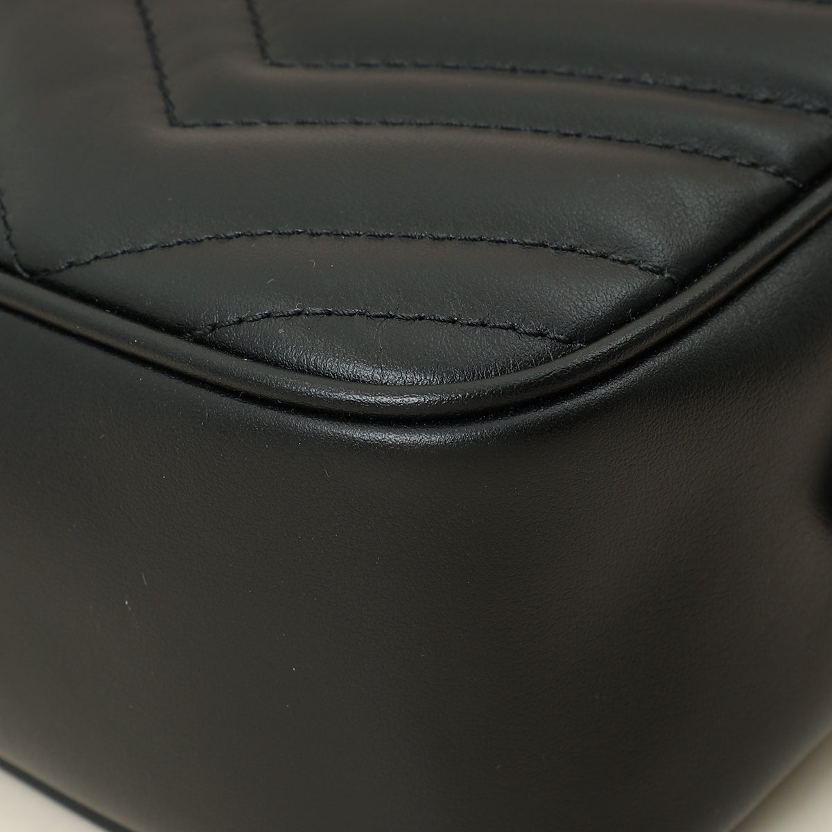 Gucci Black GG Marmont Camera Bag