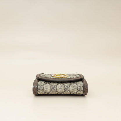 Gucci Ebony GG Guccissima Blondie Medium Chain Wallet