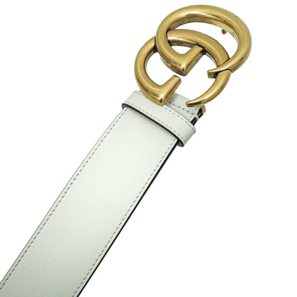 Gucci Off White Double G Buckle Belt 30