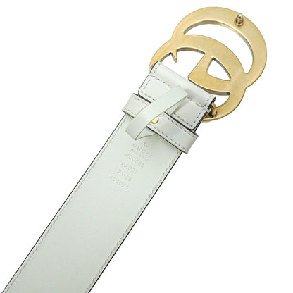 Gucci Off White Double G Buckle Belt 30
