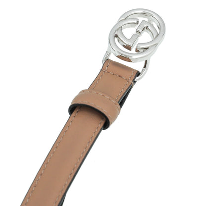 Gucci Nude GG Buckle Thin Belt 34