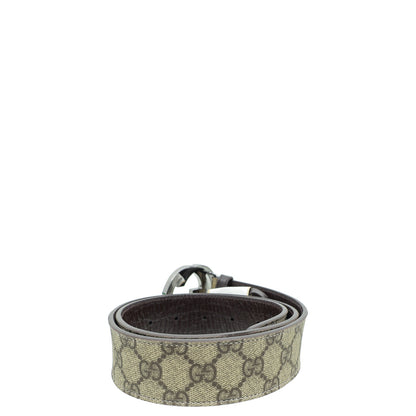 Gucci Interlocking G Buckle GG Supreme Belt 34